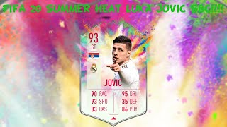 FIFA 20 SUMMER HEAT LUKA JOVIC SBC!!!!