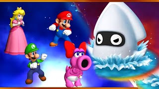 Mario Party 9 Boss Rush - Birdo vs Mario vs Luigi vs Peach| CartoonsMee