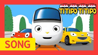 10 Minutes Nursery Rhymes | Who is Faster? | Train song l Titipo Titipo | Kidspop | Tayo song