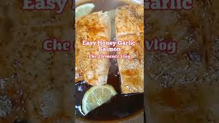 Easy Honey Garlic Salmon #shortsvideo #cooking #cookingchannel #fyp #viral #salmon #foryou