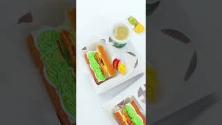 Sandwich, fries, and soda combo/Burger Shop Miniature for Collectorsبرجرদোকানसैंडविच miniatur#shorts