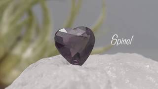 3.60 Carat Heart Shape Purple Spinel - GemSelect Video Review: