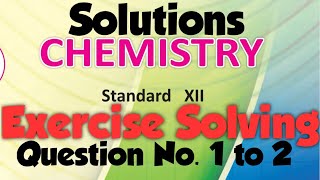 Exercise solving of Solutions Question No.  1 to 2