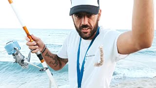 PESCA SURFCASTING ¡CAPTURA DE  BAILA Y SARGO! 🔥YUKI  NEOX HUMMER SURFCASTING🔥