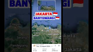 JAKARTA - BANYUWANGI RUTE PESAWAT SUPER AIR JET IU370 #fyp #shorts #airplane #pesawat #beranda