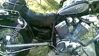 Virago XV535 no pipes, funny!