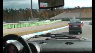 Alfa Romeo 1750 GTV onboard cam at the Hockenheimring, 45. Akademisches, 3.11.2012