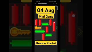 Hamster Kombat Mini-Game 04 August Complete & Collection Withdrawal Key