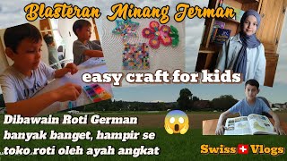 ANAK BULE YG SATU INI SUKA BANGET MAIN KEYBOARD😂|| EASY CRAFT FOR KIDS || SWISS🇨🇭 DAILY VLOGS