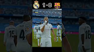 Real Madrid vs Barcelona | Thrilling Match 🔥😍 #viralshort #shorts