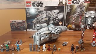 LEGO Star Wars The Mandalorian Sets Review 75292 Razor Crest, 75254 AT-ST Raider, 75267 Battle Pack