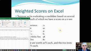 Chapter 4 Measures of Central Tendency (4b of 9) Weighted Averages