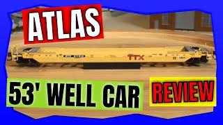 Atlas 53' Single Well Car - N Scale - DaBob's ManCave 🚂🚋🚃