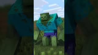 Mutant Zombie Vs All Minecraft Mobs 🔥#shorts #mobs #minecraft