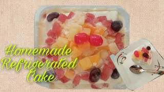 How to make Homemade Refrigerated Cake #foodie #easyrecipe #refcake