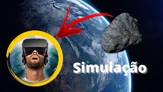 Simulação de um Asteroide atingindo a Terra !!