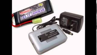 Tenergy 1-4 Cells Li-POLi-Fe Balance Charger + 11.1v Tenergy 1600mAh 20C LiPO Battery Pack