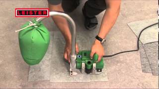 Premsco- Groove cutting with Leister GROOVER for floor coverings