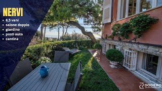 Casa in Vendita a Nervi con Giardino Vista Mare