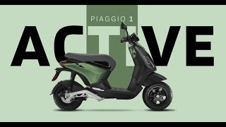 Piaggio One Active Electric Scooter || Price || Range ||  Specification || AutoEV World