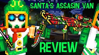 NEW TRADER's VAN WEAPONS REVIEW! Elven Killer Rifle, Farewell Volley & Assasin's Dagger Pixel Gun 3D