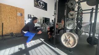 355 Pound Squat RPE 8