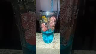 azulito con vodka y gomitas, para este caloron😋💋😘👋