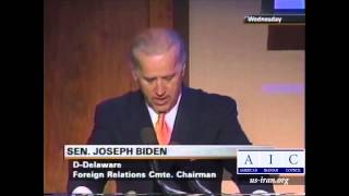 Senator Joe Biden Speaking at 2002 American Iranian Council Conference