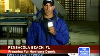 Hurricane Dennis Coverage (7/09/05 - 10pm) - The Weather Channel