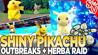 Shiny Pikachu Outbreaks, Alolan Raichu, & 7-Star Pikachu Returns in Pokemon Scarlet and Violet