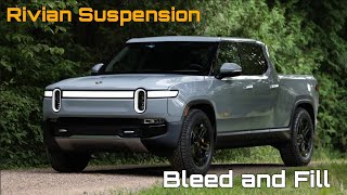 Rivian Suspension Bleed and Fill Repair Accumulator