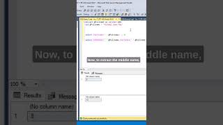 #SQL Tricky Interview Question: Extract Middle Name From Full Name?  #datascience #coding #mssql