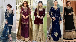 Velvet Dress Designs🌺 2023 latest and Beautiful dress design 🌺 2023🌹#viral #dress #mycreations