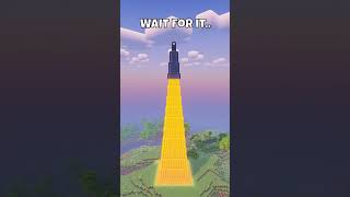 Minecraft The Tallest Tower #shortsfeed #shorts  #viral #minecraft