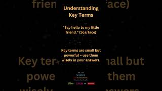 Key terms / Command words