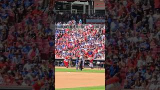 June 9, 2024 Cincinnati Reds Mascot Race. #513 #baseball #reds #mlb #mascot #fun #crowd #redlegs #1