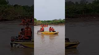 Latihan bareng Pertolongan Di atas Permukaan Air Di muara Ciasem Subang 10 Desember 2023