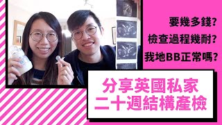 🇬🇧[英國生仔日記]👶同我地一齊去私家診所做結構產檢🏥究竟我地個仔係咪正常?