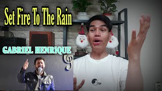 Set Fire to the Rain - GABRIEL HENRIQUE (Cover) | REACTION