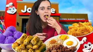 LIVING on FILIPINO FOOD for 24 HOURS! (First Time Trying Filipino Food)!