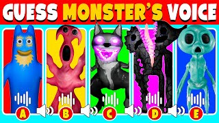 Guess The MONSTER'S VOICE! | GARTEN OF BANBAN 7 | Evil Nabnaleena,Syringeon, Evil Bittergiggle