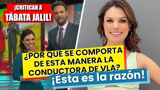 Critican a la conductora Tábata Jalil por comportarse como una niña en Venga la alegría!