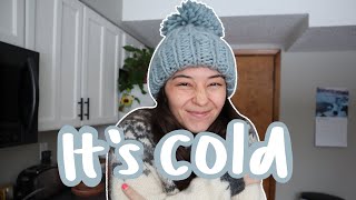 spend the weekend with me | chai, sewing, & shoveling snow