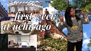 First Week at UChicago | student life, classes, rso fair, party?