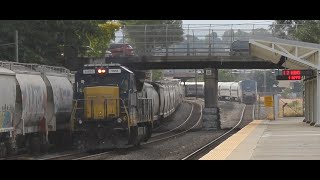 HD Pan Am Railways/Amtrak Downeaster Action on District 2 Includes a Race! Early October 2021