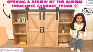 OPENING & REVIEW OF THE QUEENS TREASURES DOLL STORAGE TRUNK😍