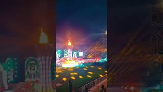 Pesta kembang api Closing Ceremony PON XXI ACEH SUMUT 2024 di Stadion Utama Sumatera Utara