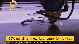 150w metal and nonmetal laser cutter for iron cutting