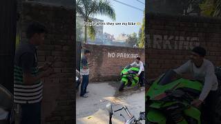 Zx10R Public Reaction 💚✨ #viral #shorts #trending #zx10r