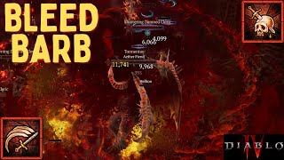 Diablo 4 - Season 5 Rend Rupture Fields of Crimson Barbarian Build & Infernal Horde Clear